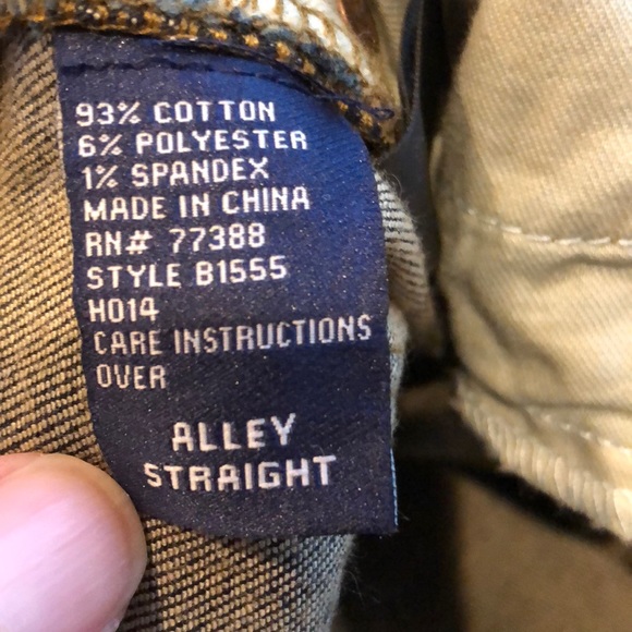 ~NWOT~ Madewell Alley Straight Jeans Size 24 - Picture 7 of 7